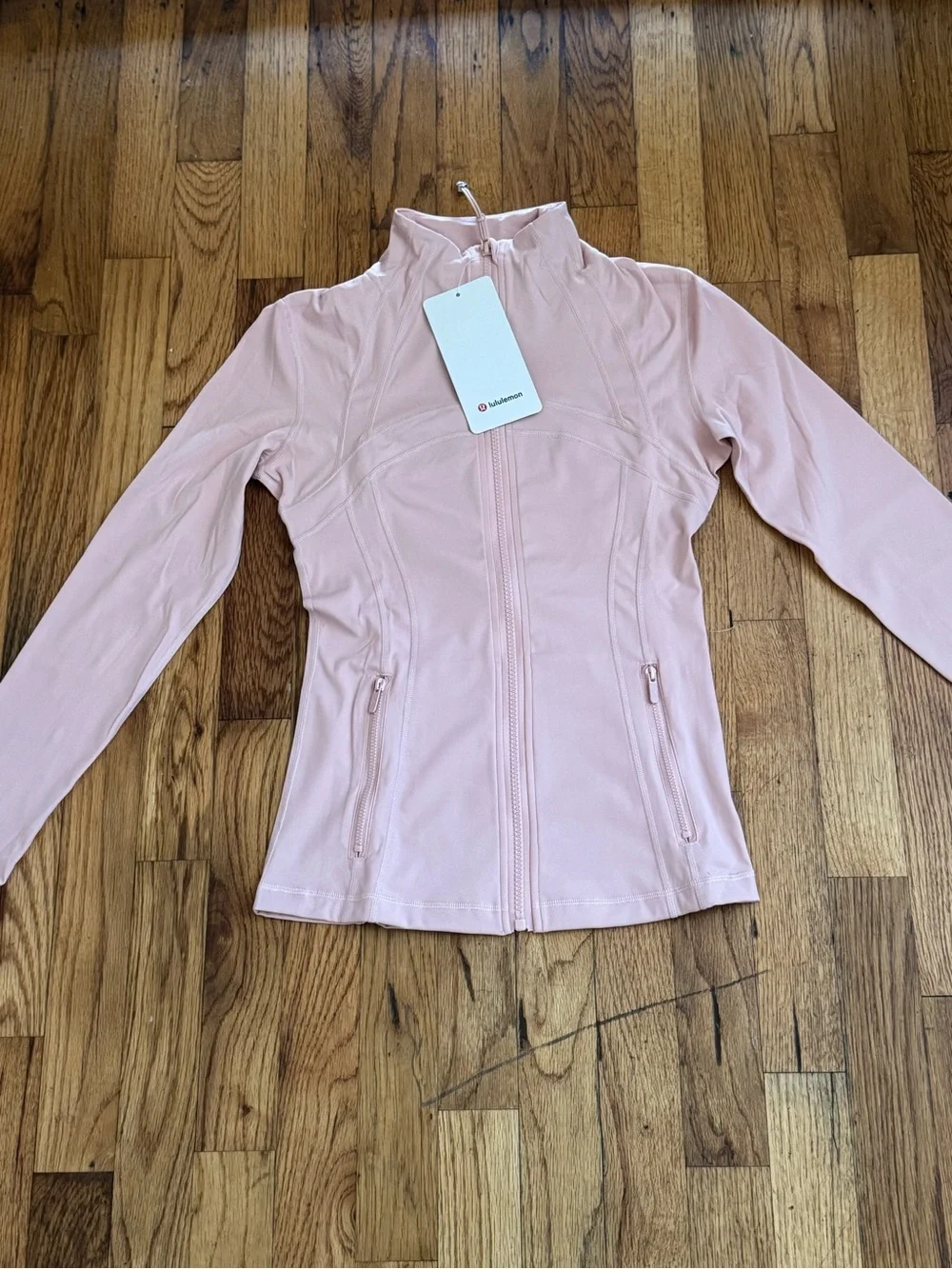 lululemon Pink Zip-Up set size 4 comes with leggings and jacket - Picture 1 of 2